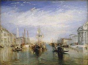 Comercialización en el canal de venecia